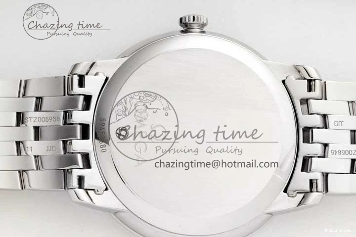 0313 Bright De Ville SS DIWF 1:1 Best Edition Silver Dial SS Markers on SS Bracelet MIYOTA 7848